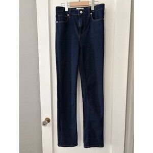 FRAME EUC The Pencil Denim Dark Rinse Skinny Jeans Women 26 Stretch Minimalist